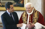 Sarkozy proche du Pape