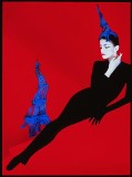 &copy; Serge Lutens, Femme &agrave; la tour Eiffel, Shiseido, 1985 