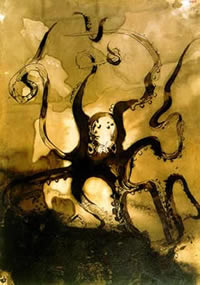 Pieuvre g&eacute;ante par Victor Hugo