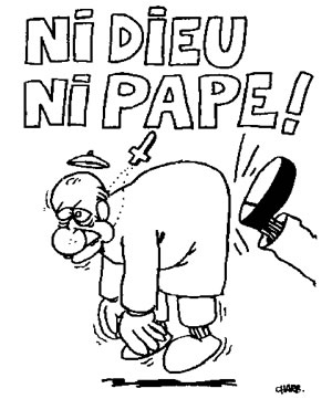 Le coup de pied du libre penseur 