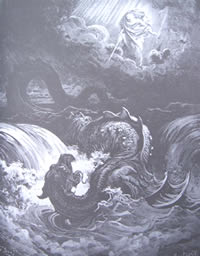 Gustave Doré - Dieu combat Leviathan