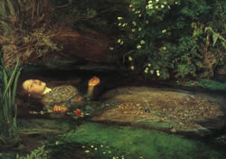 Ophélie dans le ruisseau